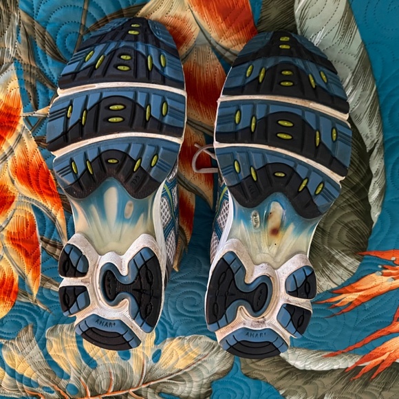 Asics Gel Cumulus 12 Running Shoes. White/Brilliant Blue/Lime W Size 10.5 - Picture 5 of 10